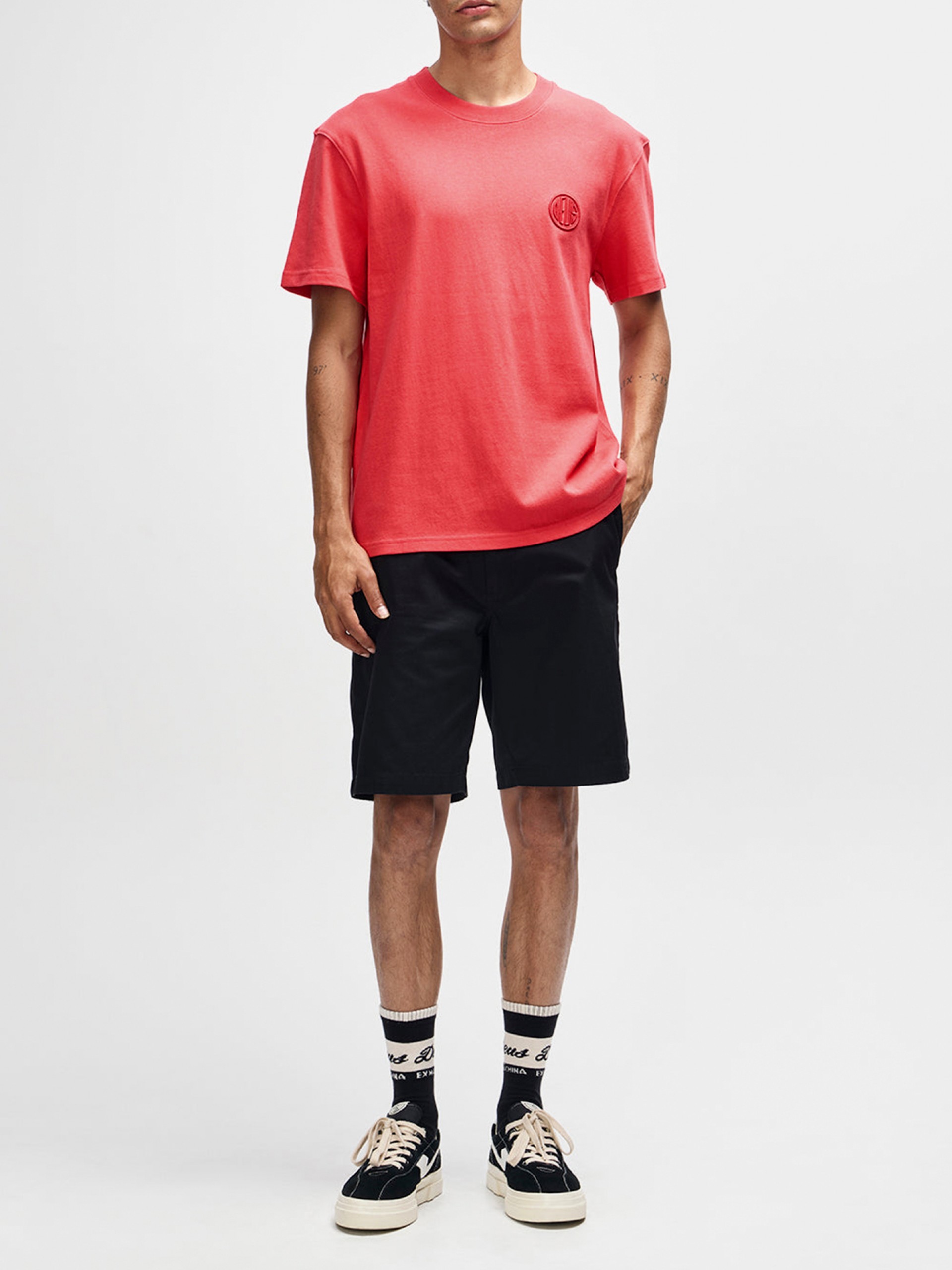 Deus Ex Machina Pill Logo Red T-shirt