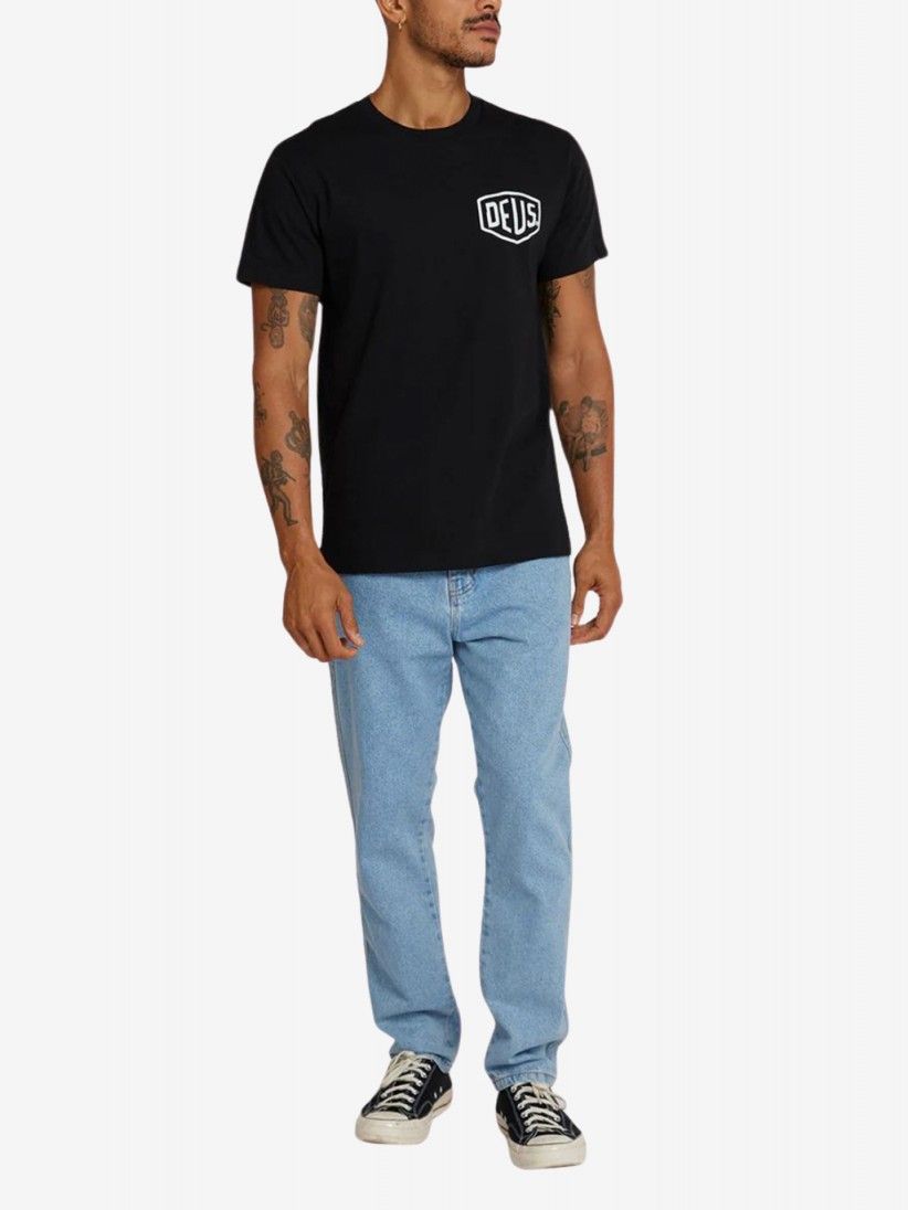 Camiseta Deus Ex Machina Biarritz Address Negra