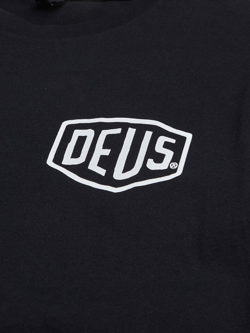 Camiseta Deus Ex Machina Biarritz Address Negra