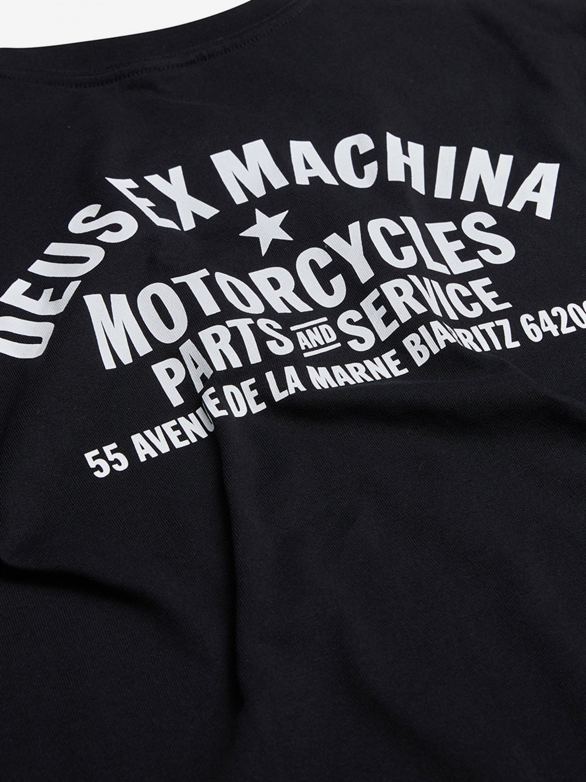 T-shirt Deus Ex Machina Biarritz Address Preta