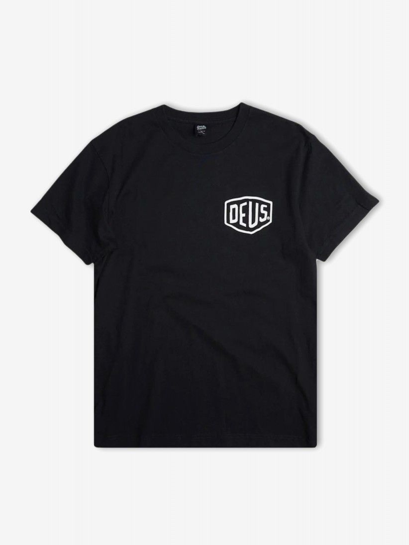 Camiseta Deus Ex Machina Biarritz Address Negra