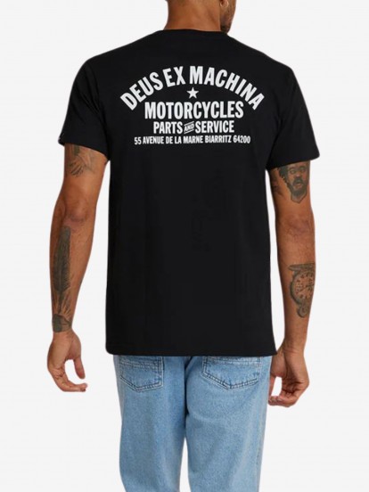 Deus Ex Machina Biarritz Address Black T-shirt