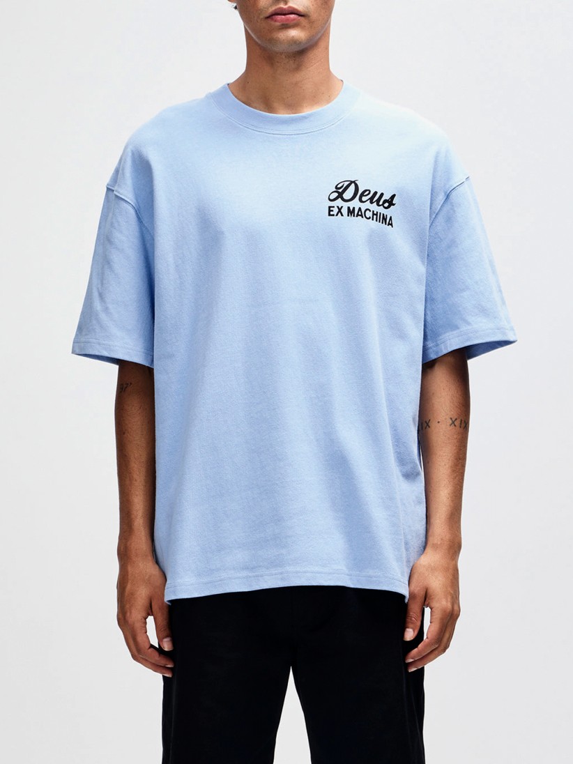 Camiseta Deus Ex Machina Harajuku Sign Tee Azul