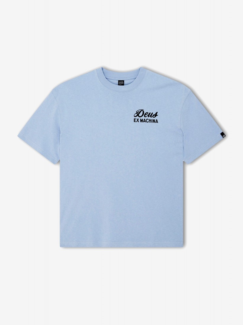 Camiseta Deus Ex Machina Harajuku Sign Tee Azul