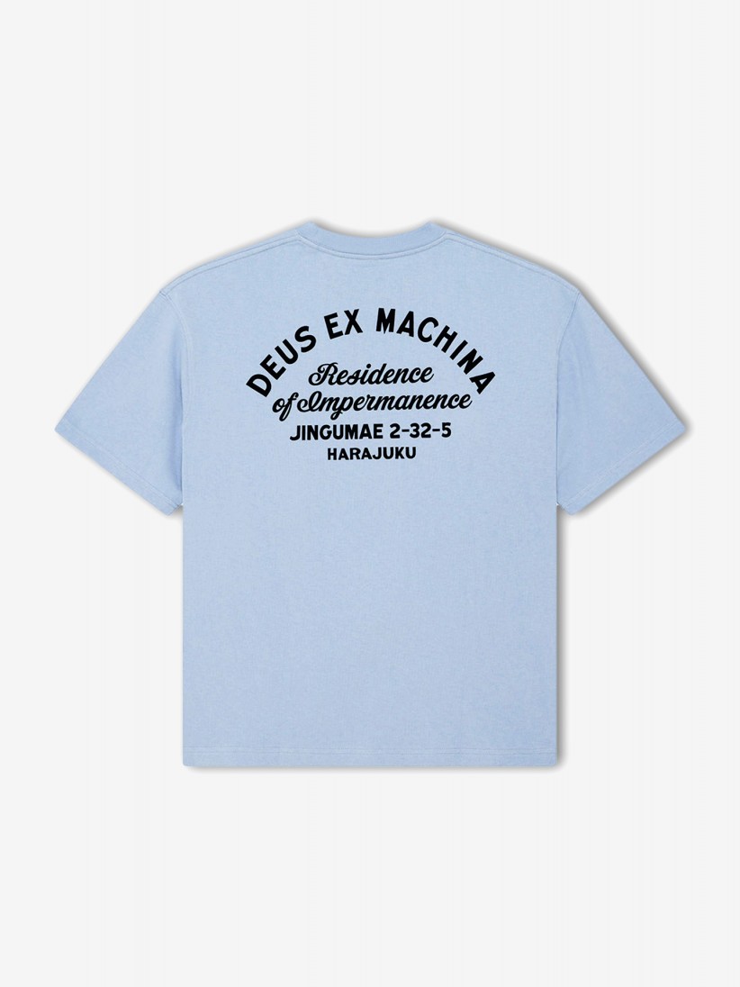 Camiseta Deus Ex Machina Harajuku Sign Tee Azul