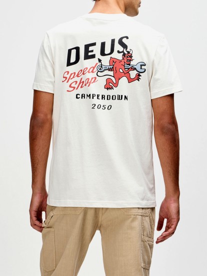 Camiseta Deus Ex Machina Dogleg Beige