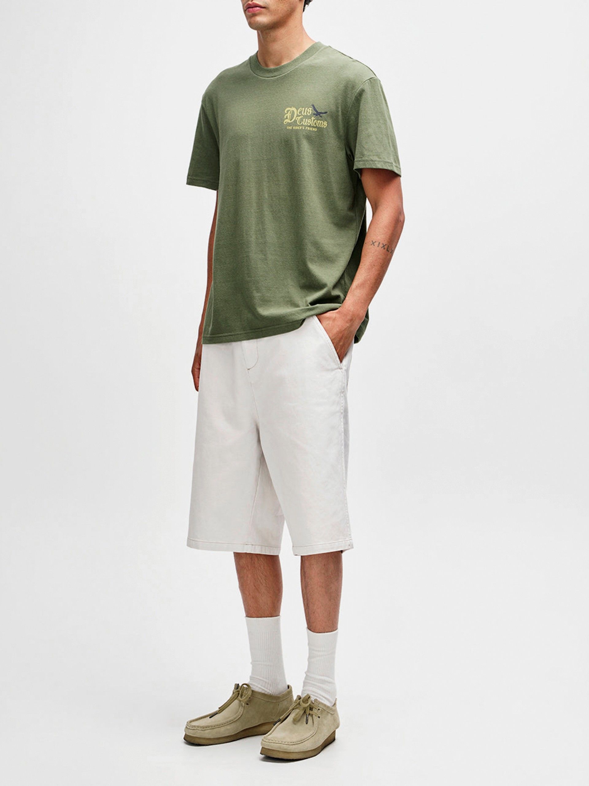 T-shirt Deus Ex Machina Beep-Beep Verde