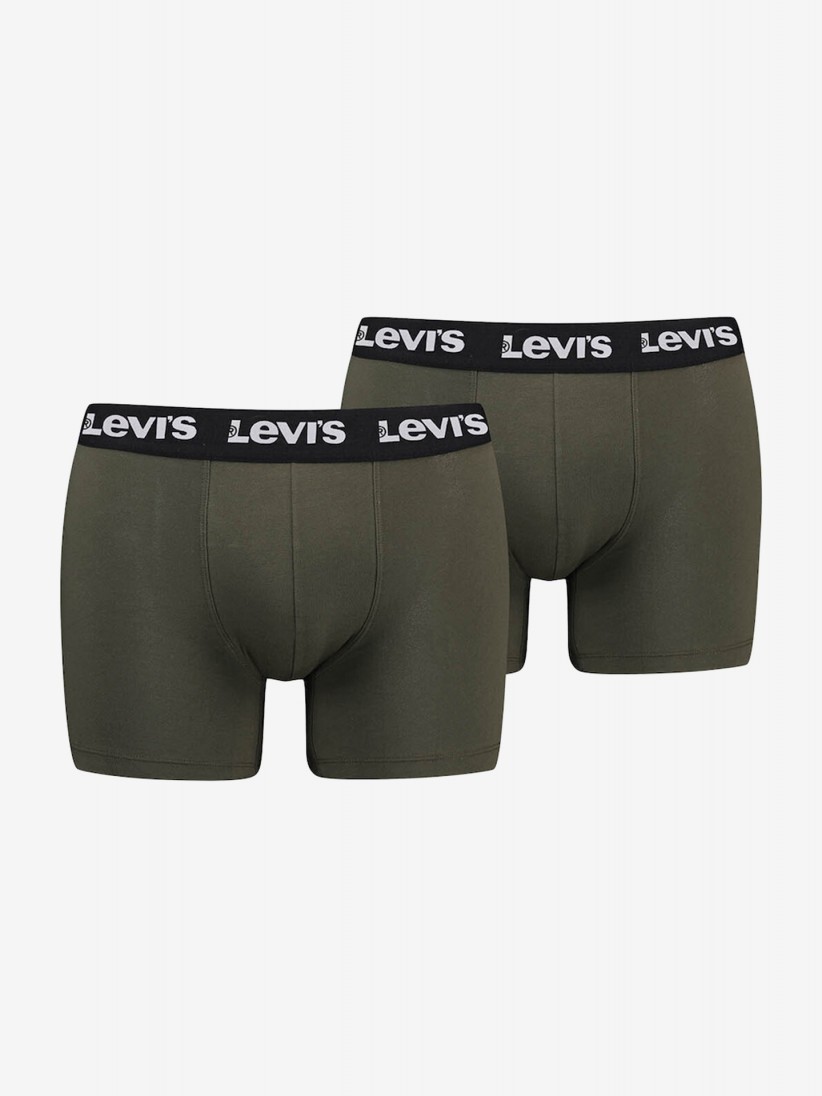 Boxers Levis Basic Boxer Brief Verdes