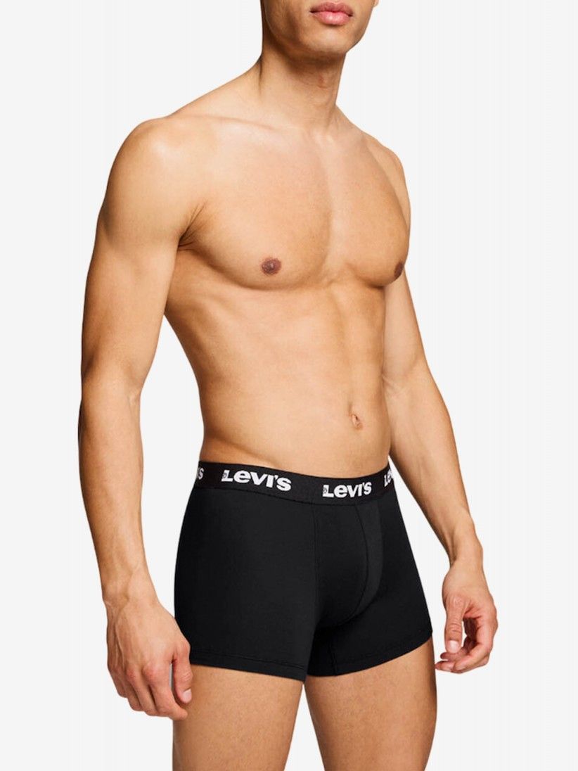 Boxers Levis Basic Boxer Brief Pretos