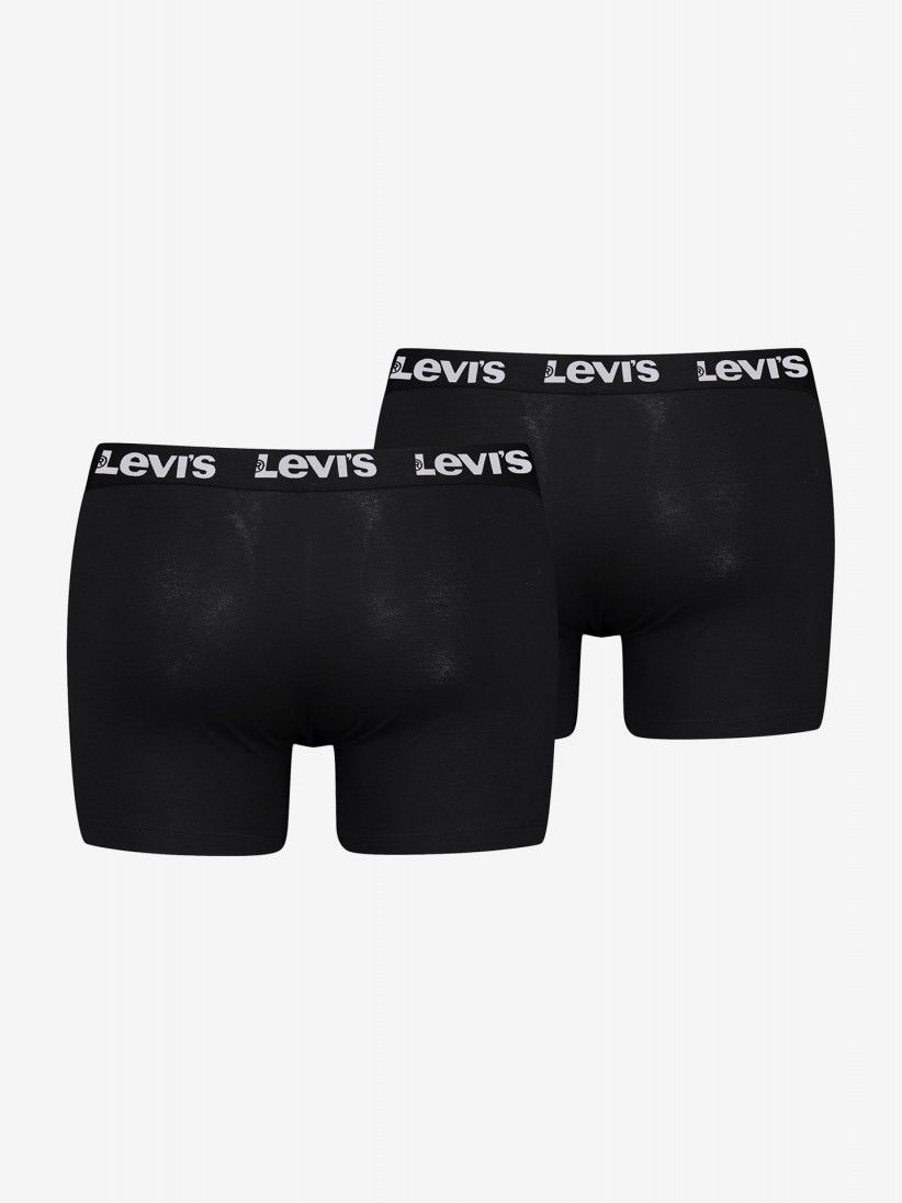 Boxers Levis Basic Boxer Brief Pretos