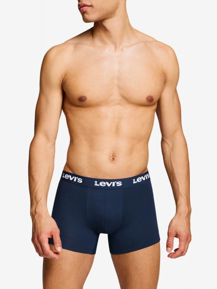 Boxers Levis Basic Boxer Brief Azuis