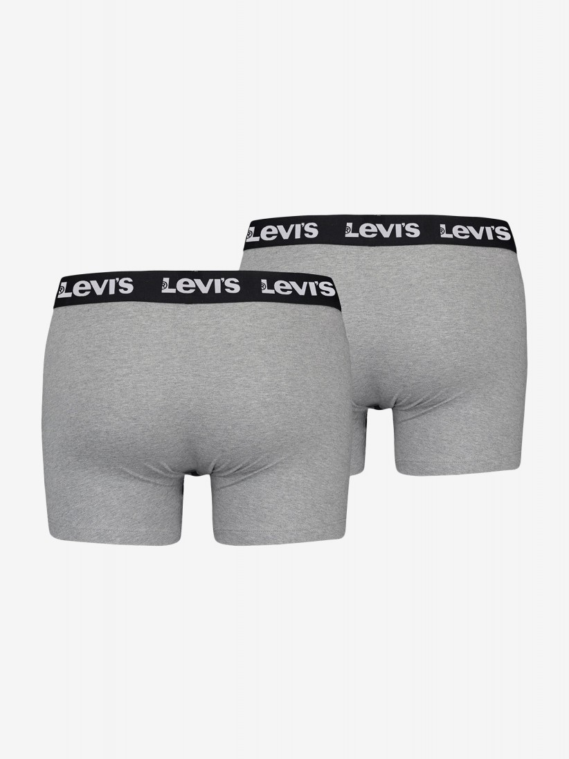Boxers Levis Basic Boxer Brief Cinzentos