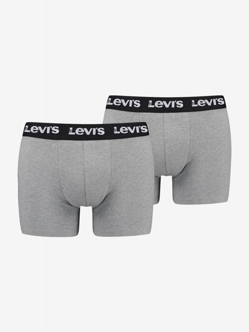 Boxers Levis Basic Boxer Brief Cinzentos