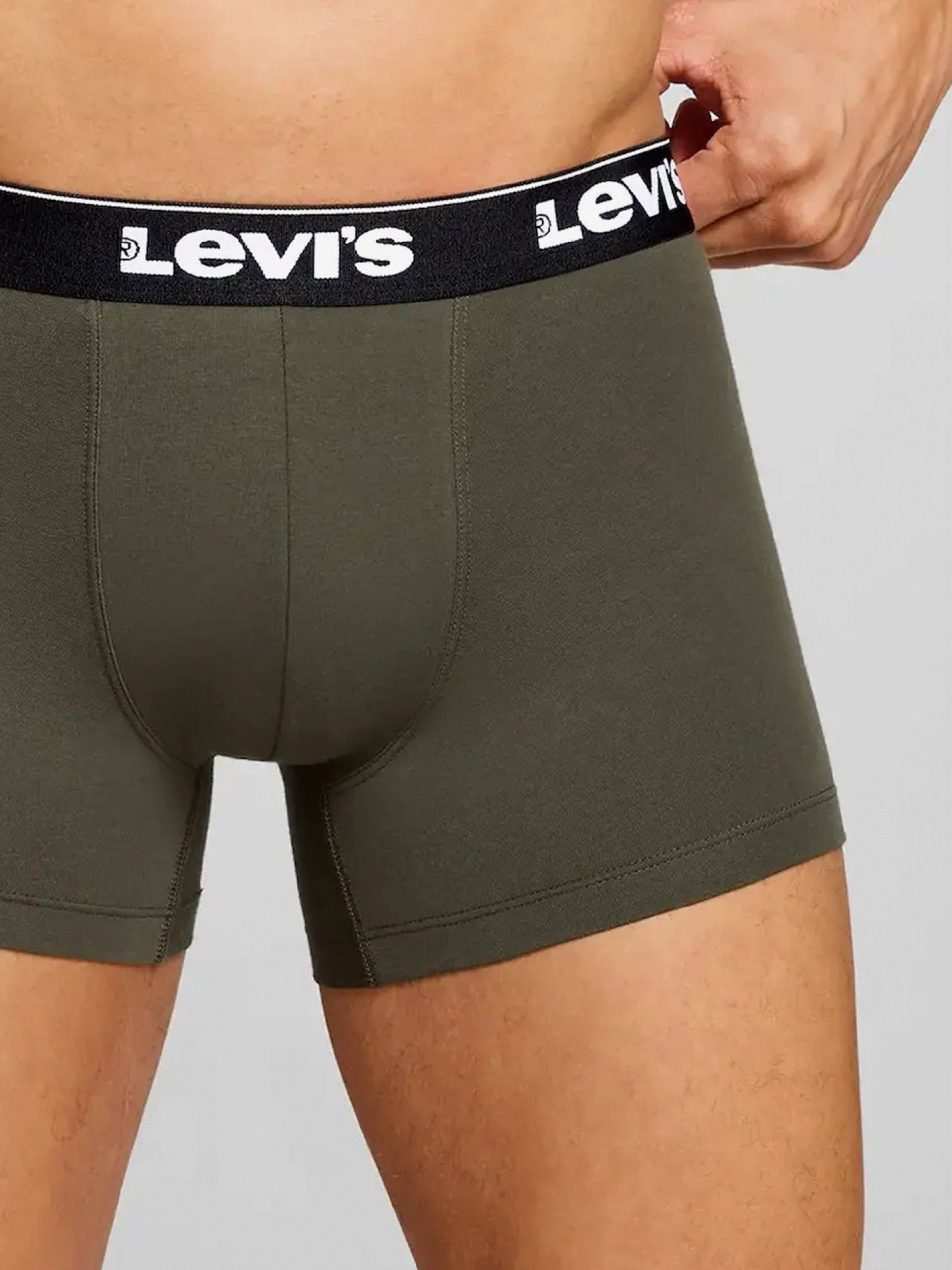 Levis Basic Boxer Brief Green and Black Boxers