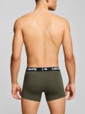 Boxers Levis Basic Boxer Brief Verdes e Pretos