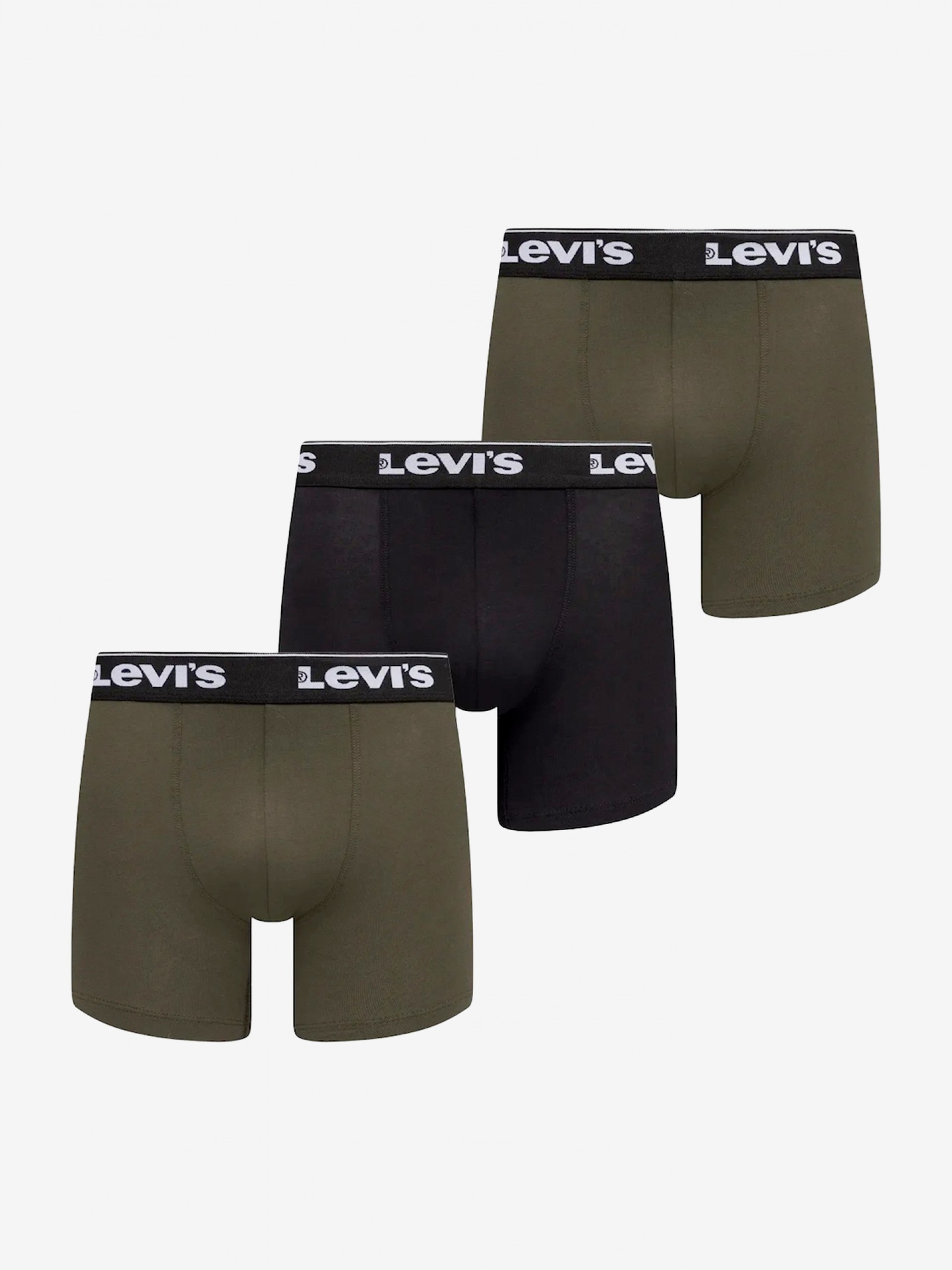 Levis Basic Boxer Brief Green and Black Boxers