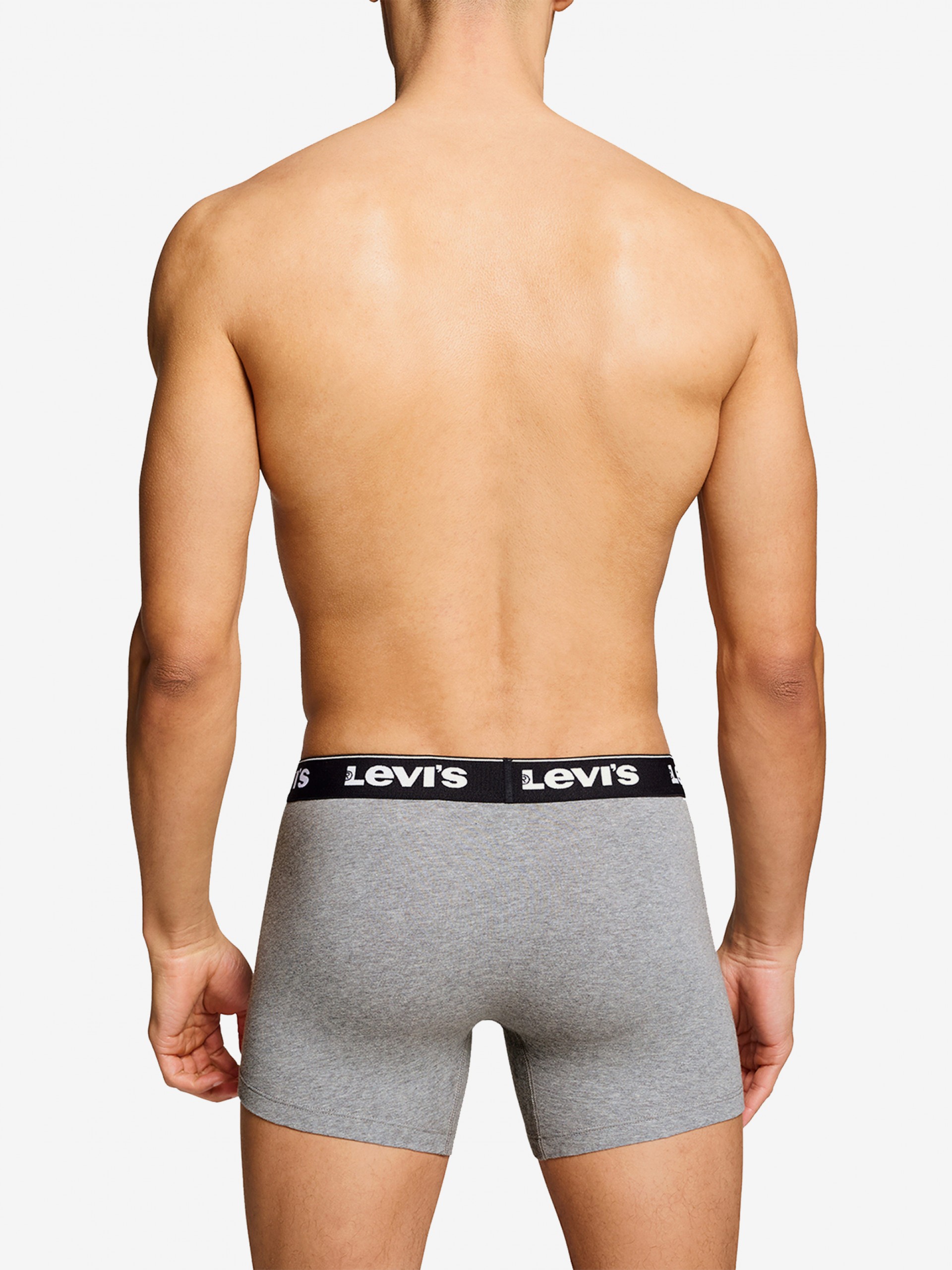Levis Basic Boxer Brief Grey and Black Boxers