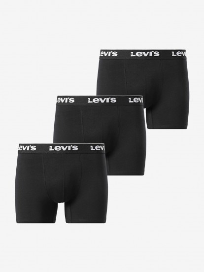 Boxers Levis Basic Boxer Brief Pretos