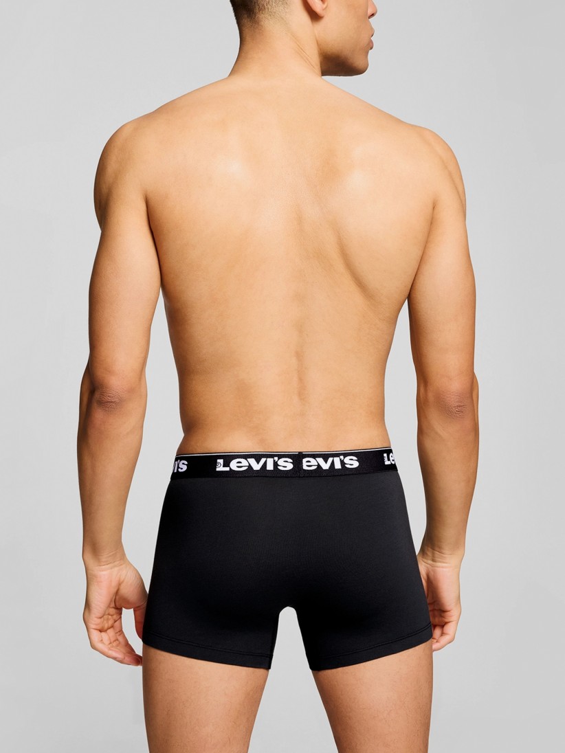 Boxers Levis Basic Boxer Brief Pretos