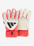 Adidas Predator Match Fingersave White and Red Goalkeeper Gloves