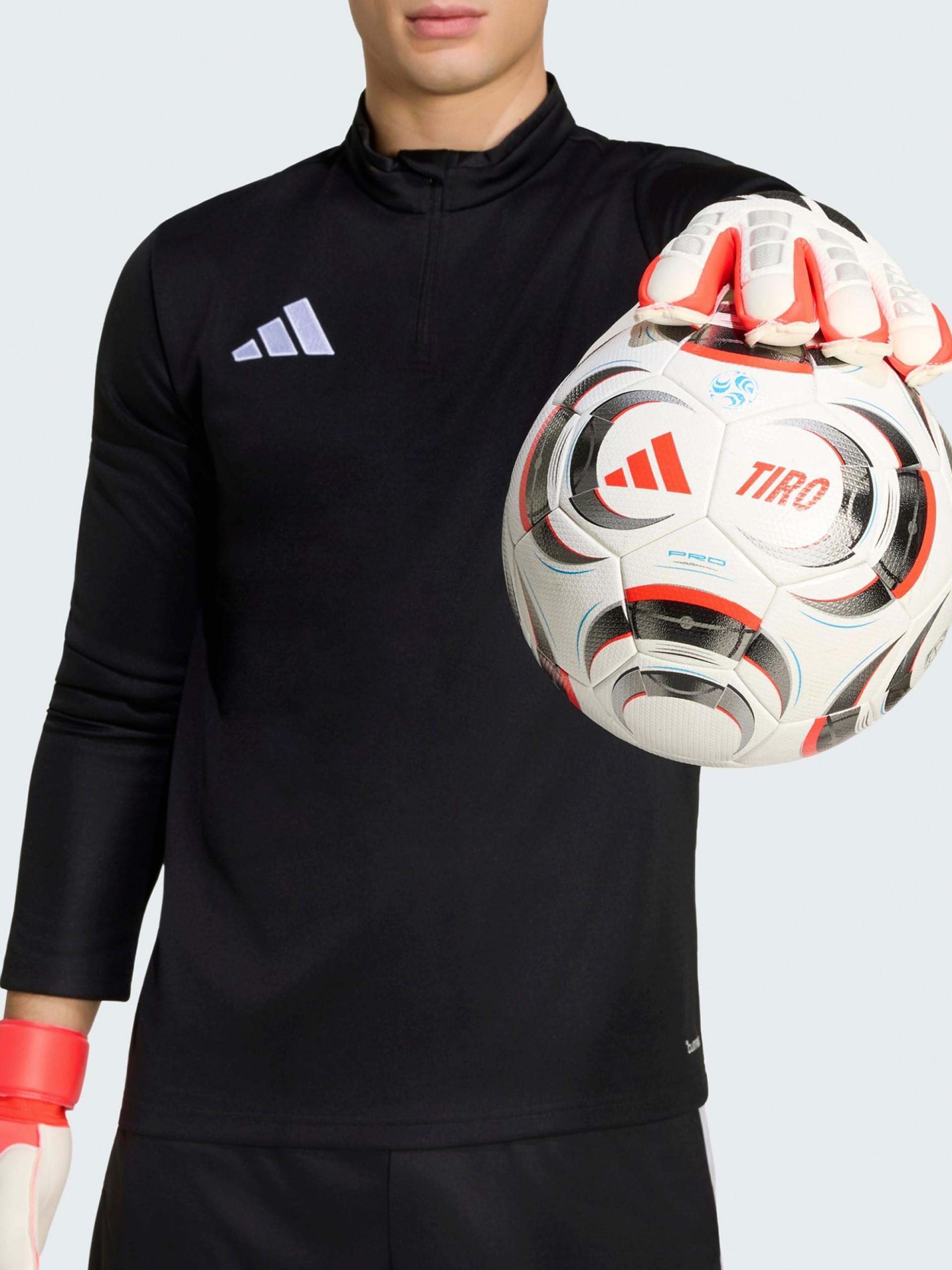 Guantes de Portero Adidas Predator Match Fingersave Blancos y Rojos