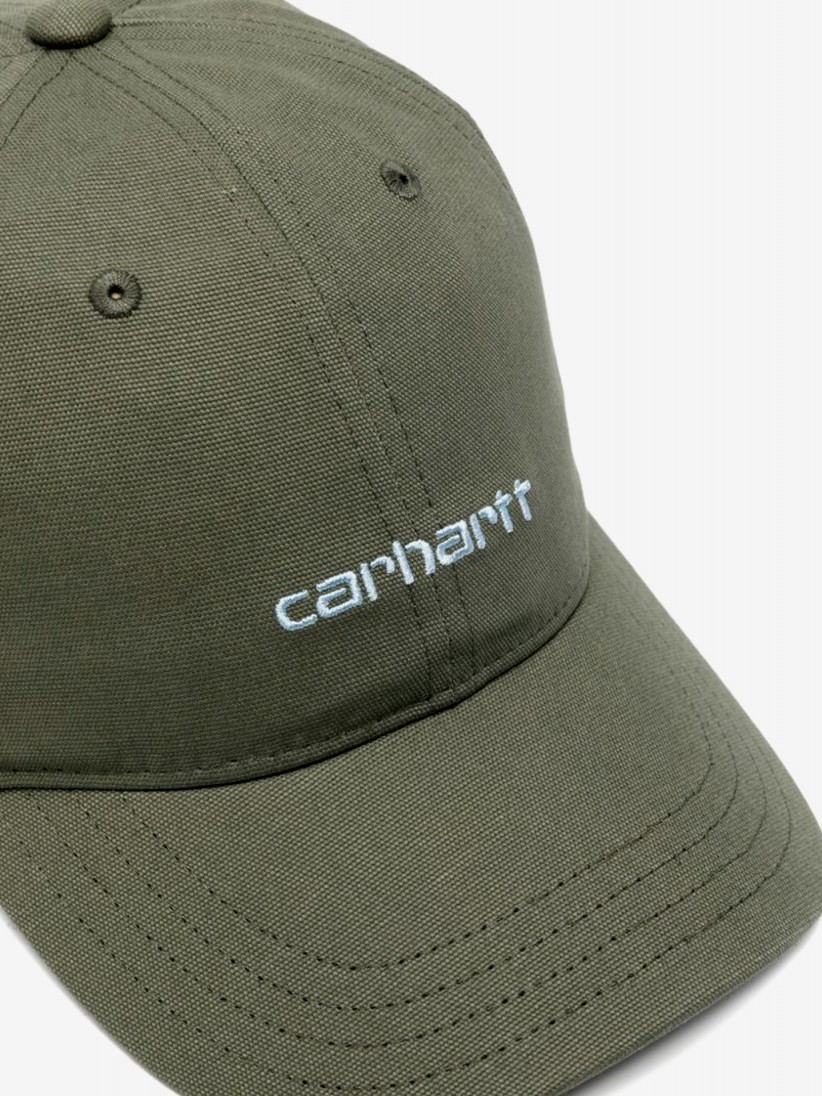 Carhartt WIP Canvas Script Green Cap