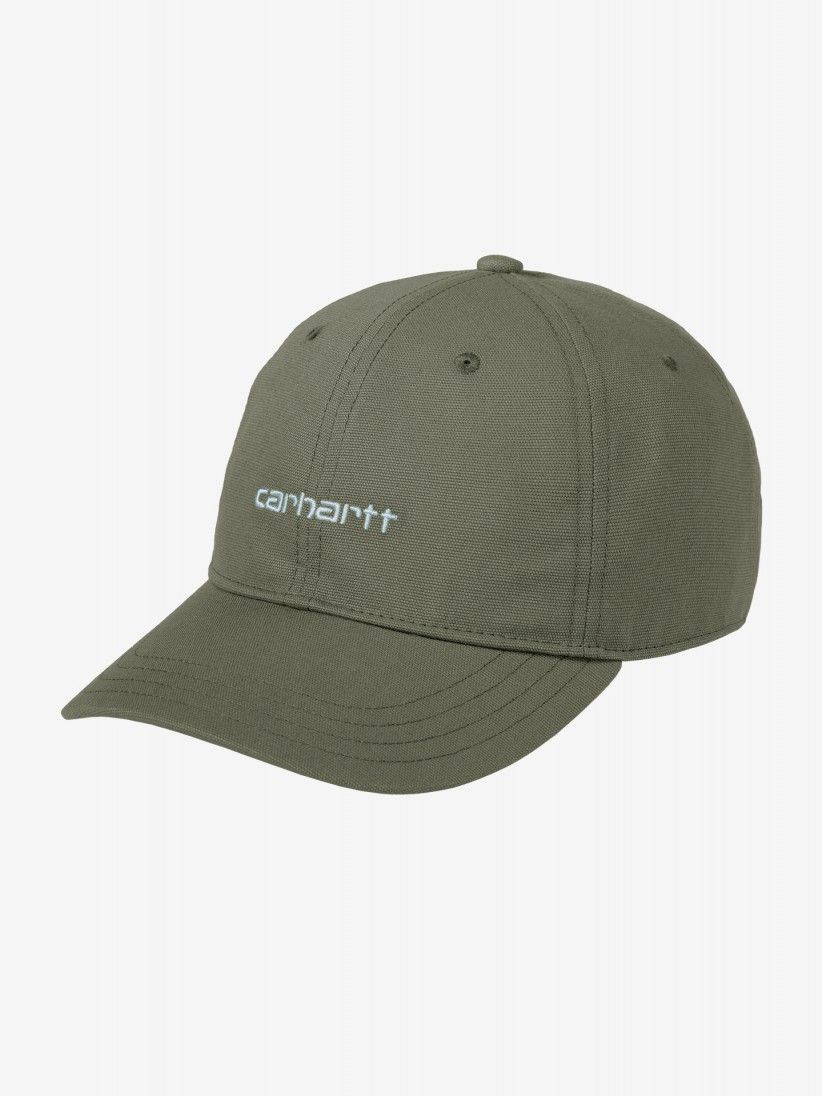 Carhartt WIP Canvas Script Green Cap