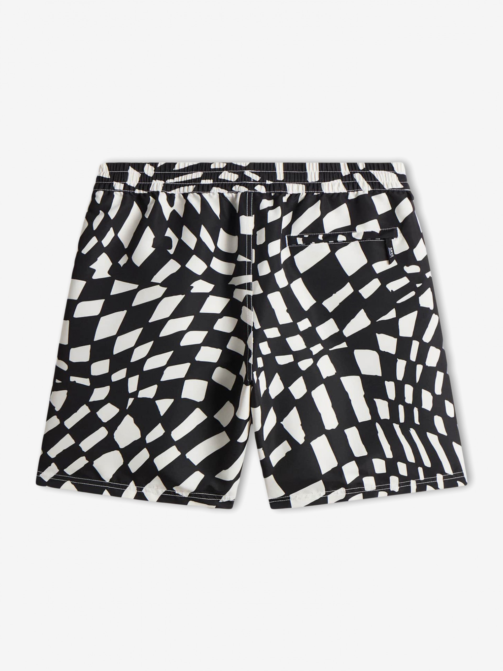 Calções de Banho Vans Primary II Elastic Printed Pretos e Brancos