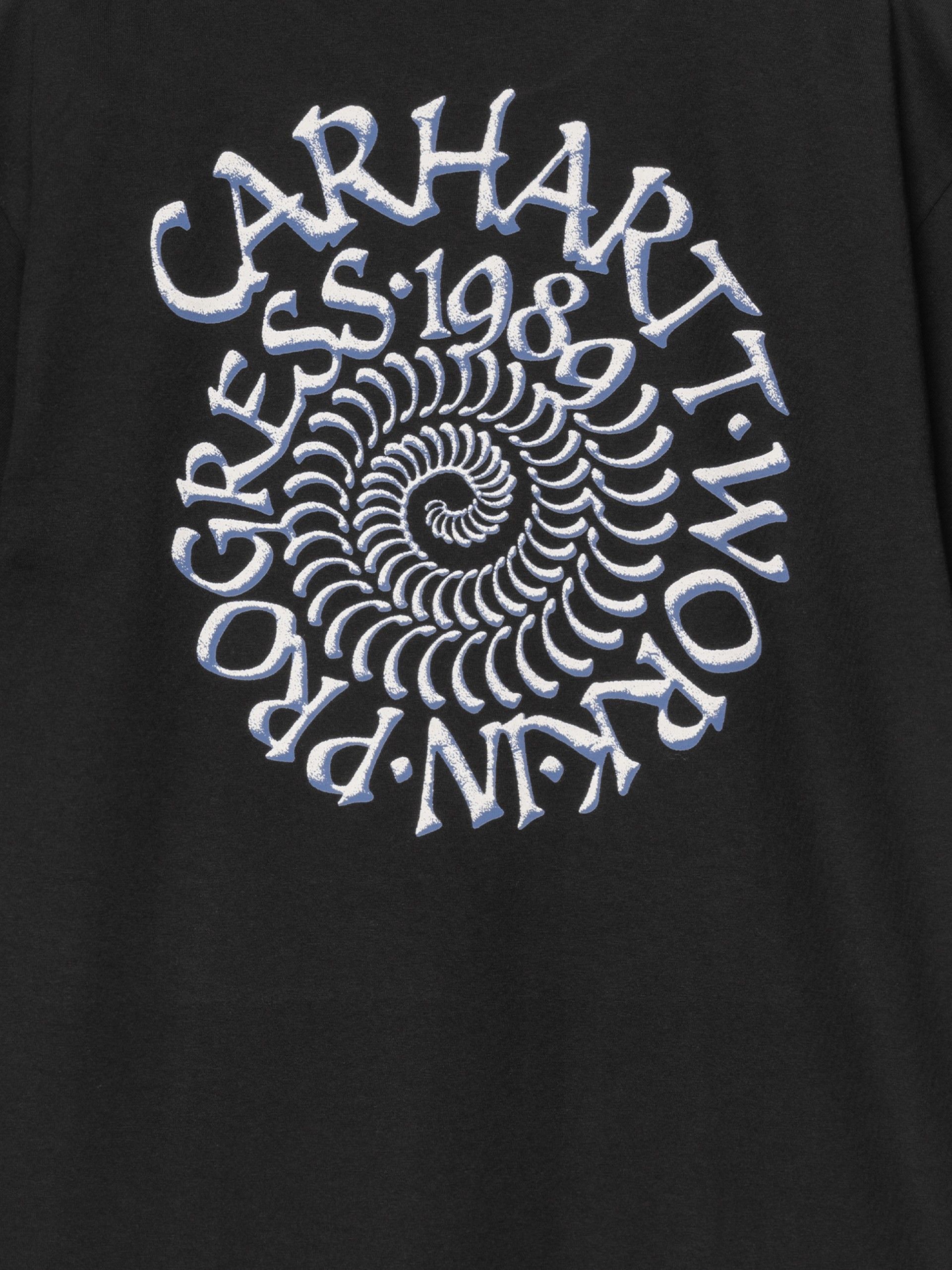 Camiseta Carhartt WIP Spirals Negra
