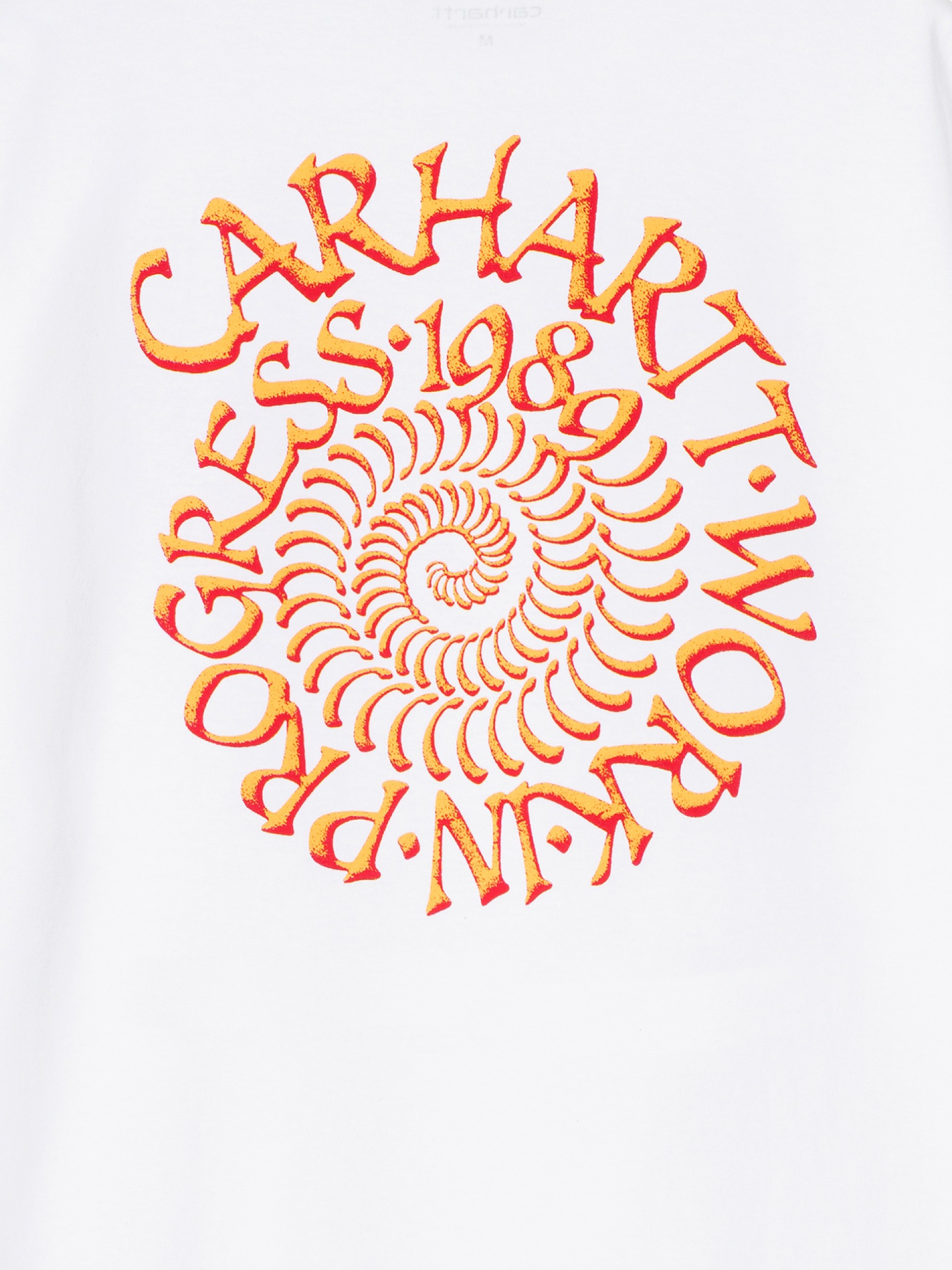 T-shirt Carhartt WIP Spirals Branca