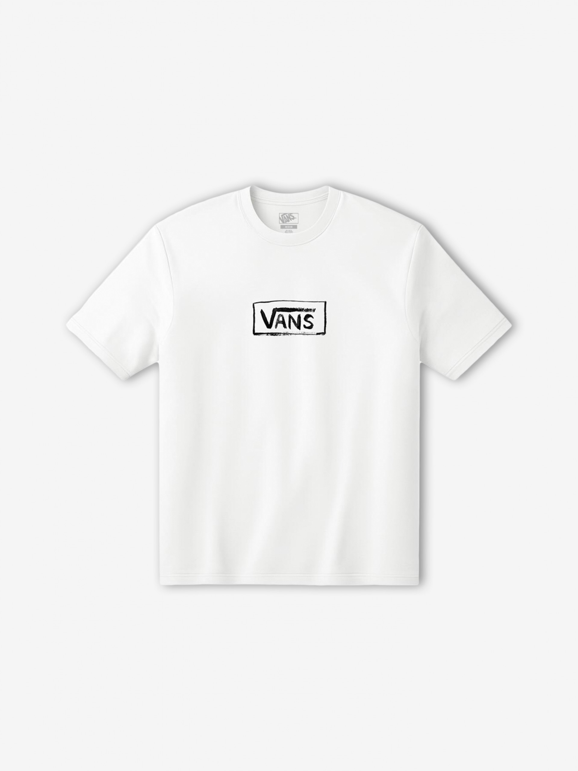 T-shirt Vans On Canvas Kids Branca