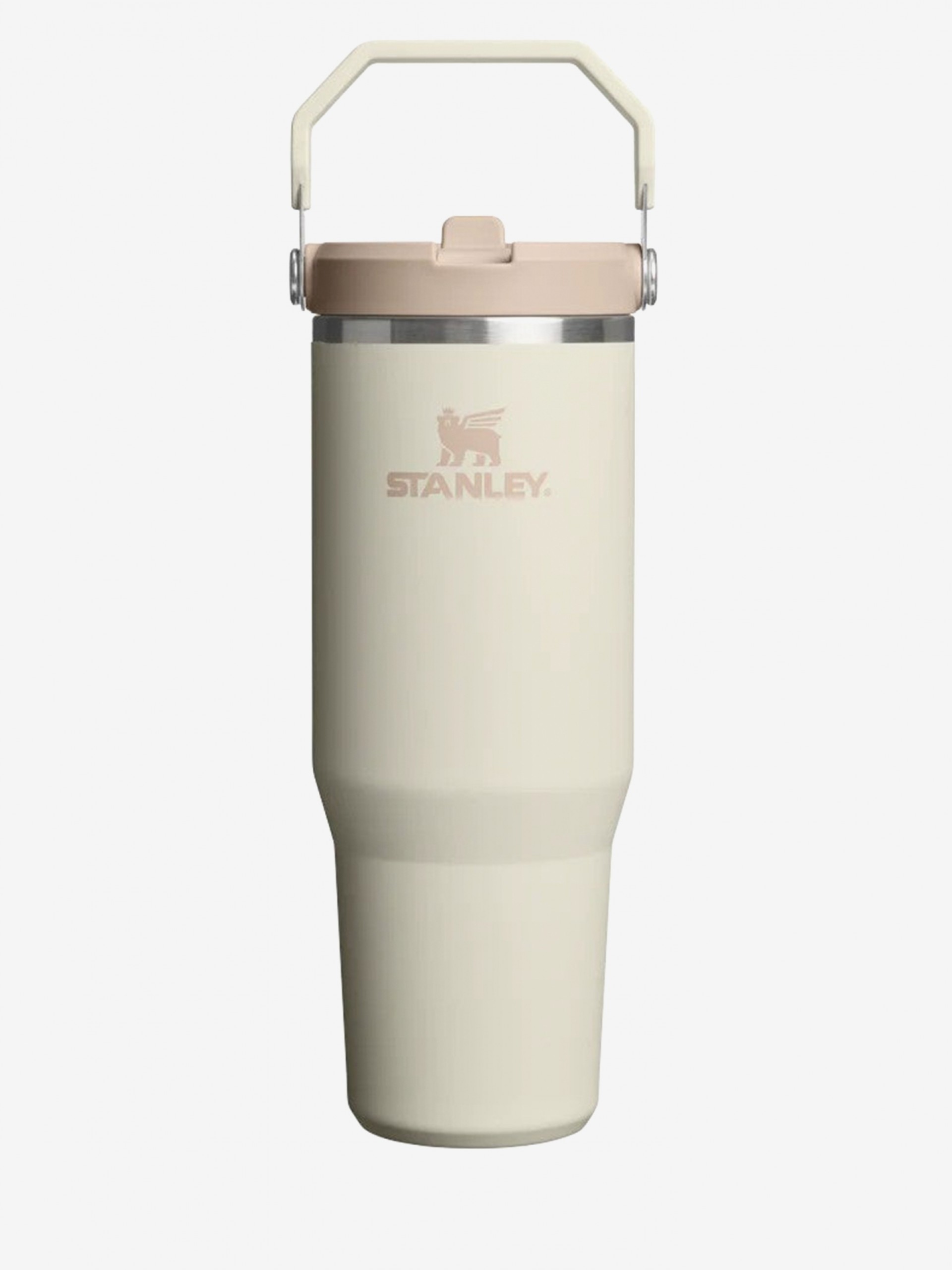 Copo Térmico Stanley The Iceflow Flip Straw 2.0 Tumbler 0.89L Bege