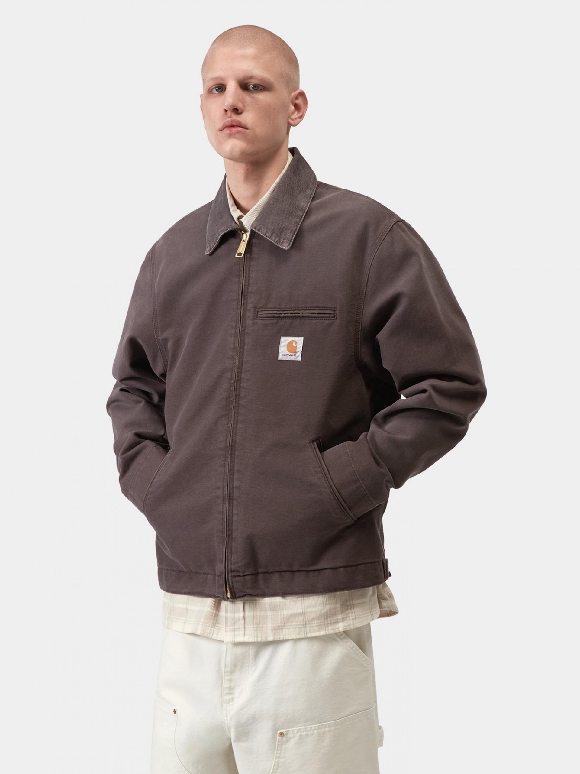 Casaco Carhartt WIP Detroit Castanho