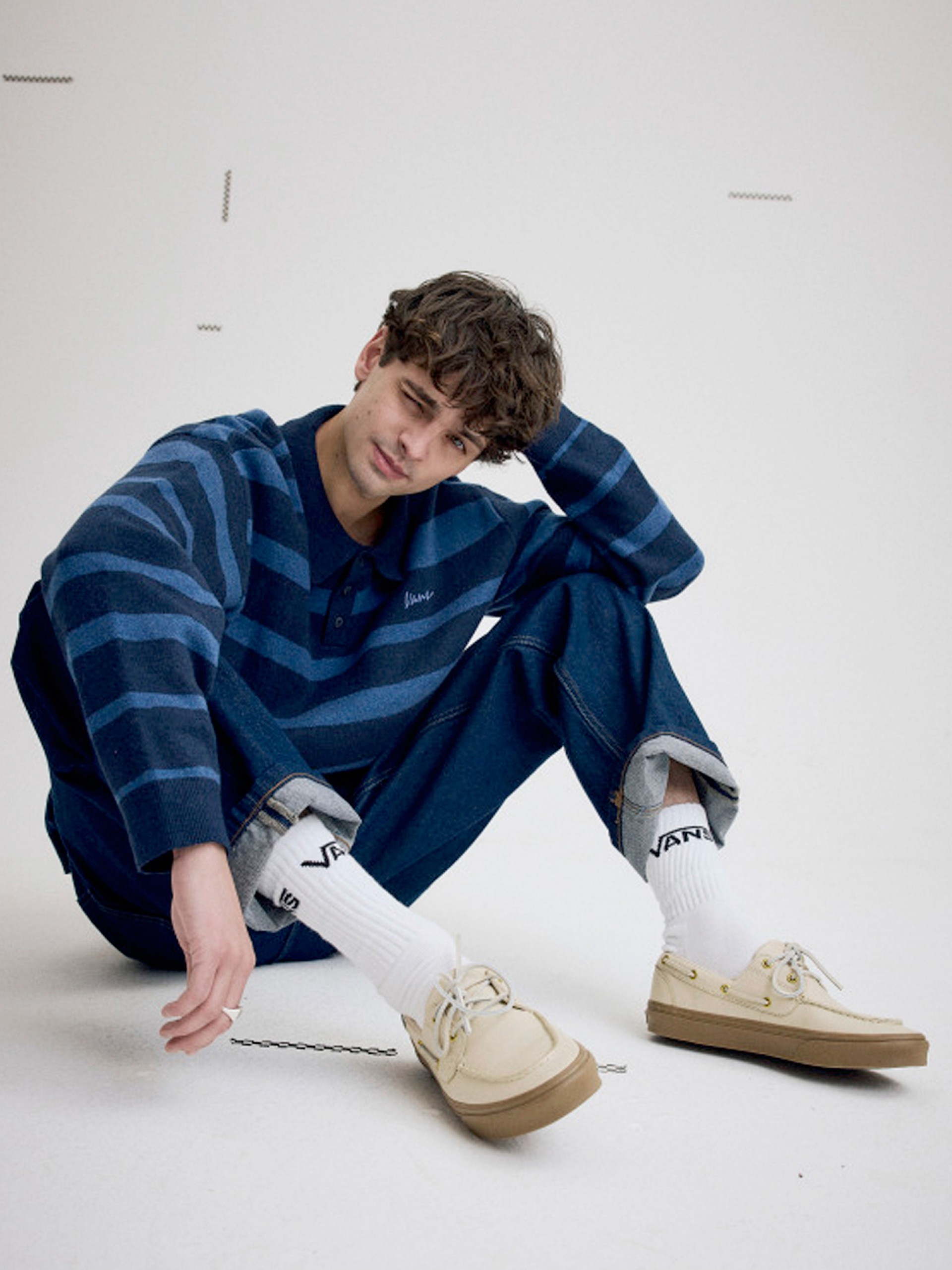 Sapatos Vans 2-Eyelet Boat Bege