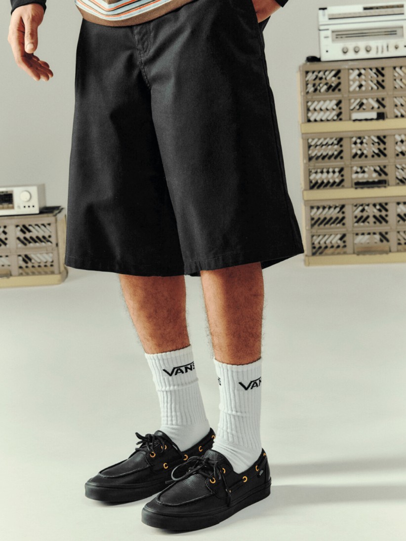 Sapatos Vans 2-Eyelet Boat Pretos