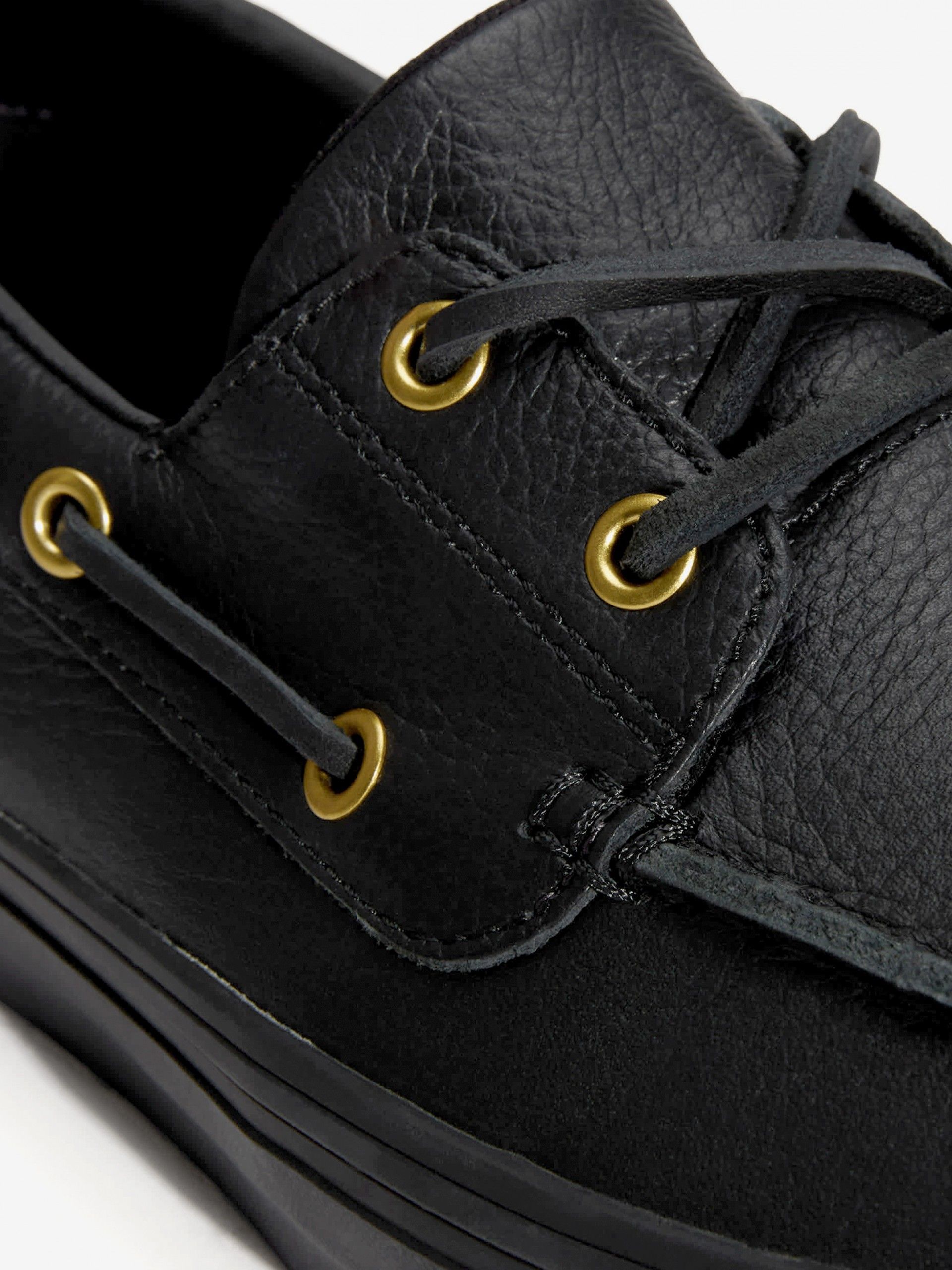 Zapatos Vans 2-Eyelet Boat Negros
