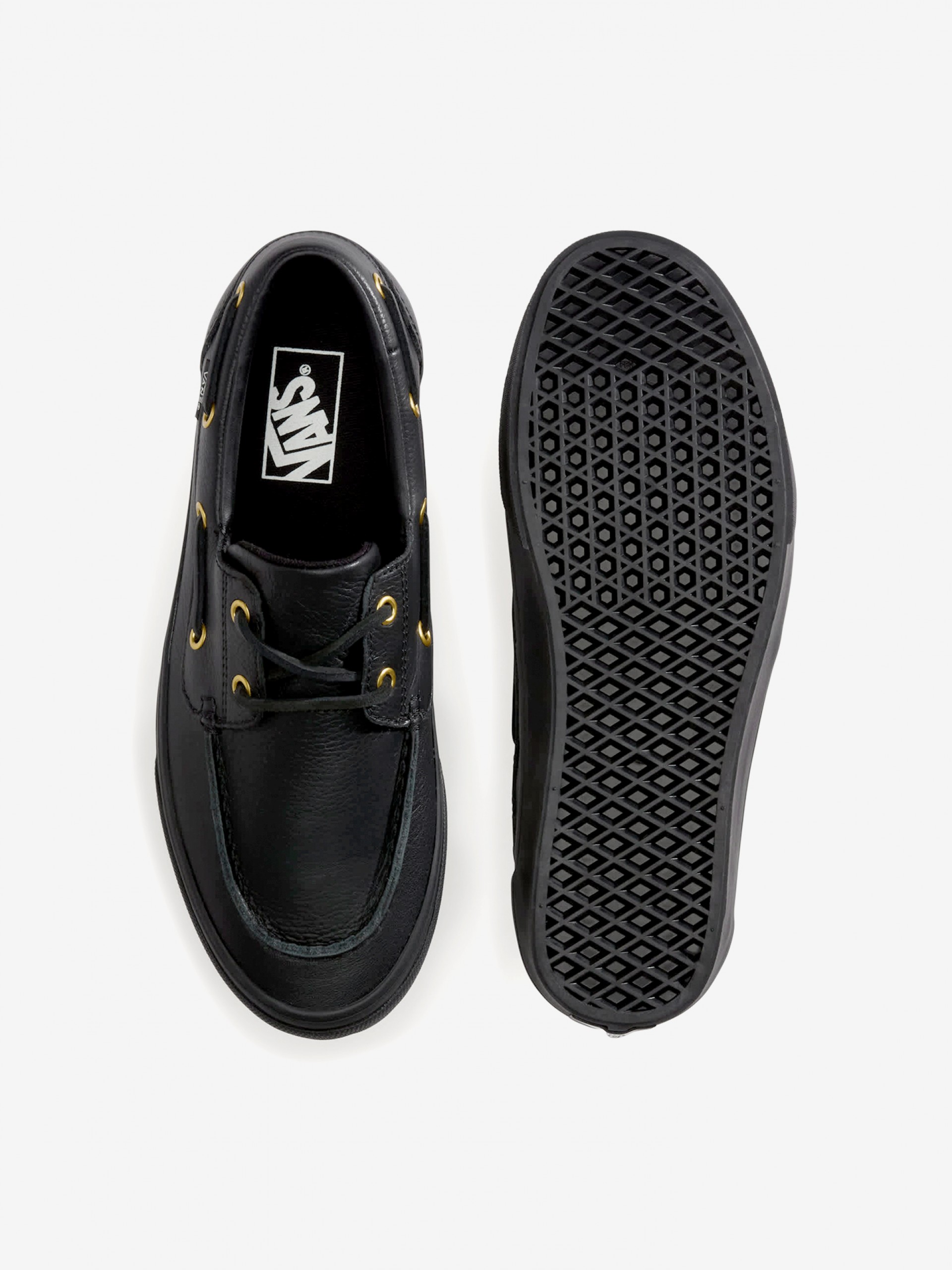 Zapatos Vans 2-Eyelet Boat Negros