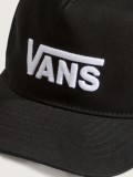 Bon� Vans Drop V Logo Snapback Kids Preto