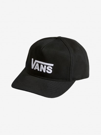 Bon� Vans Drop V Logo Snapback Kids Preto