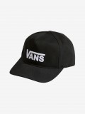 Bon� Vans Drop V Logo Snapback Kids Preto