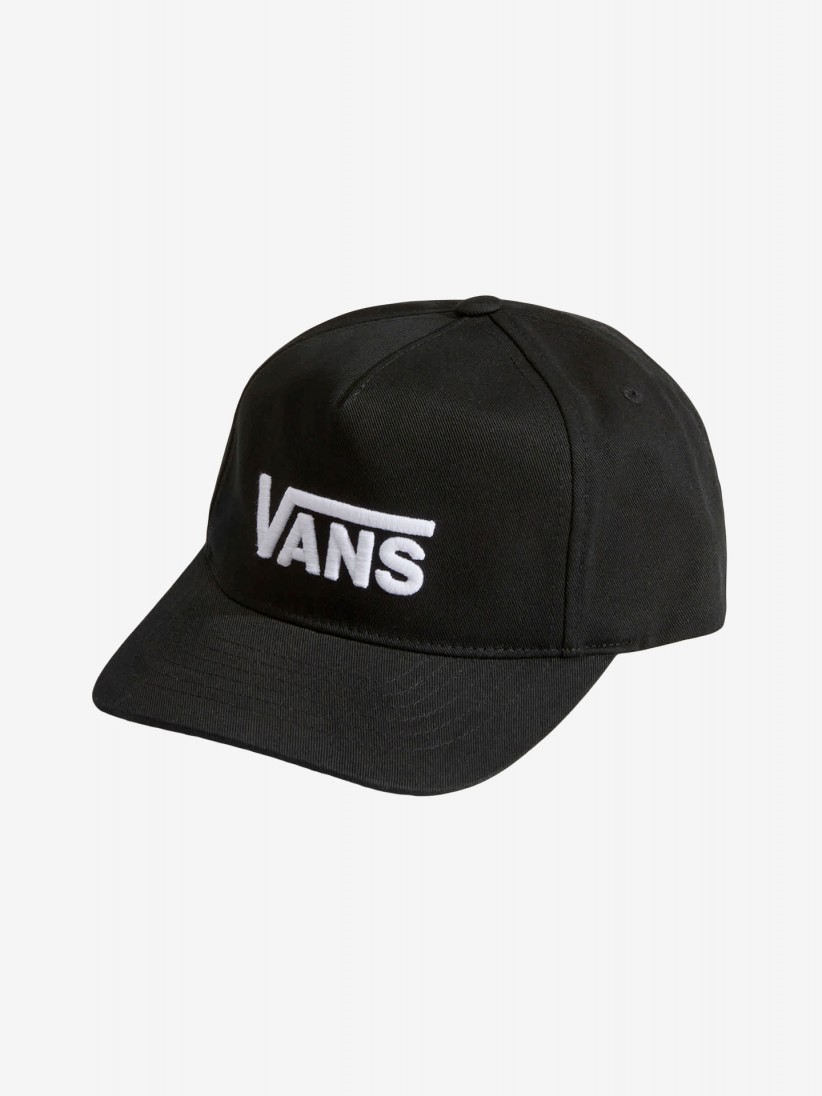 Bon� Vans Drop V Logo Snapback Kids Preto