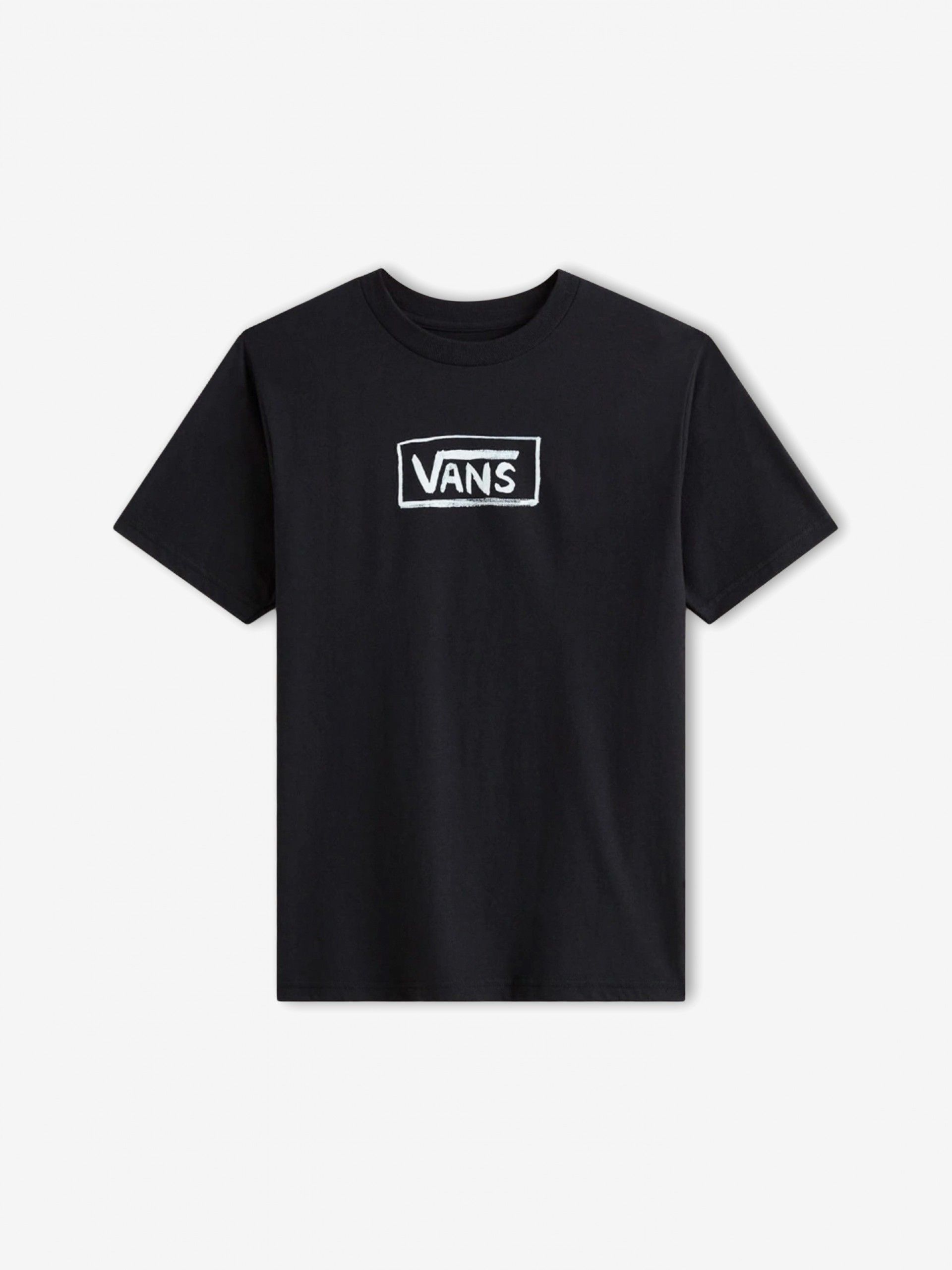 Vans On Canvas Kids Black T-shirt