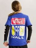 T-shirt Vans On Canvas Kids Azul
