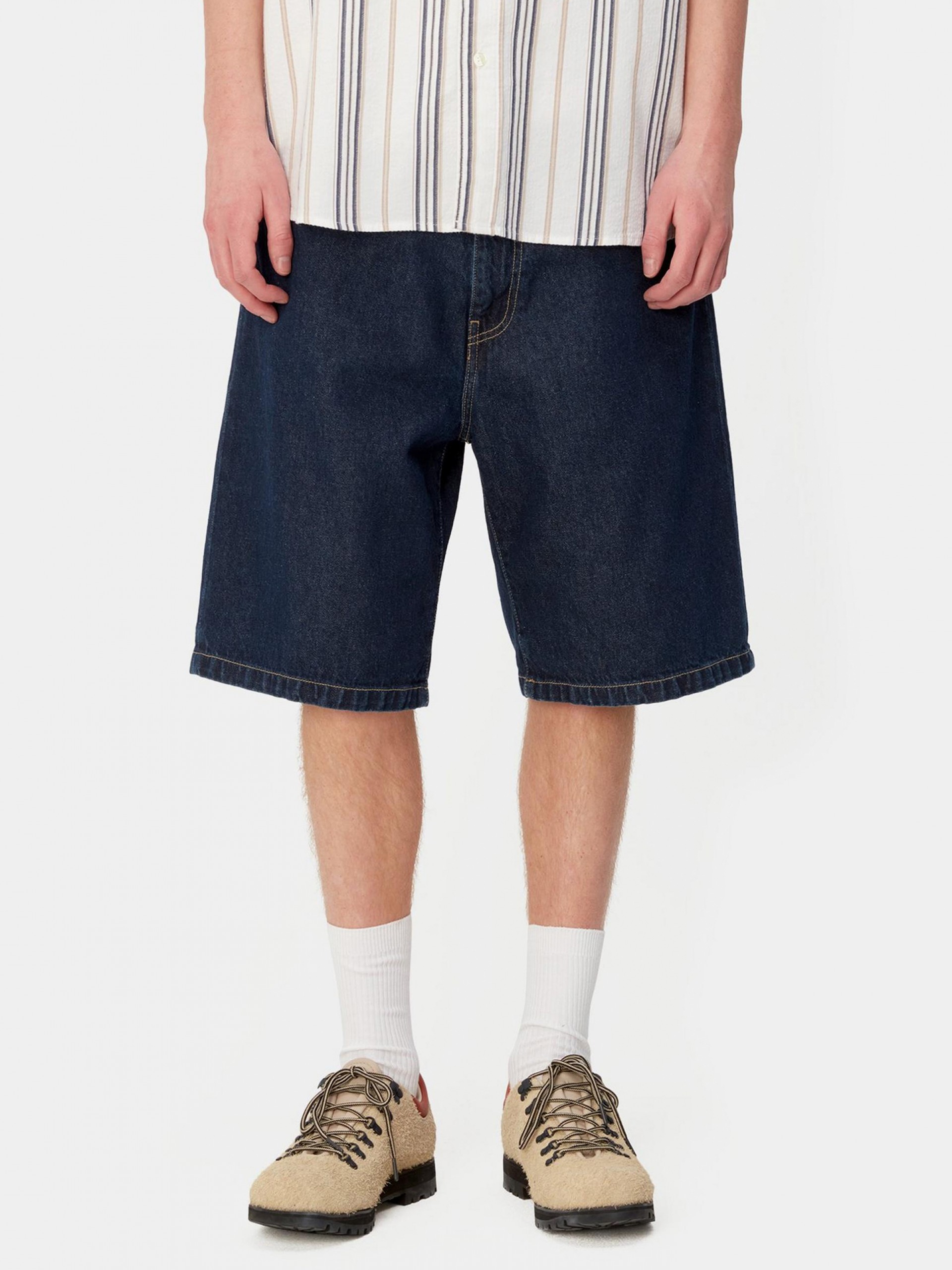 Carhartt WIP Landon Blue Denim Shorts
