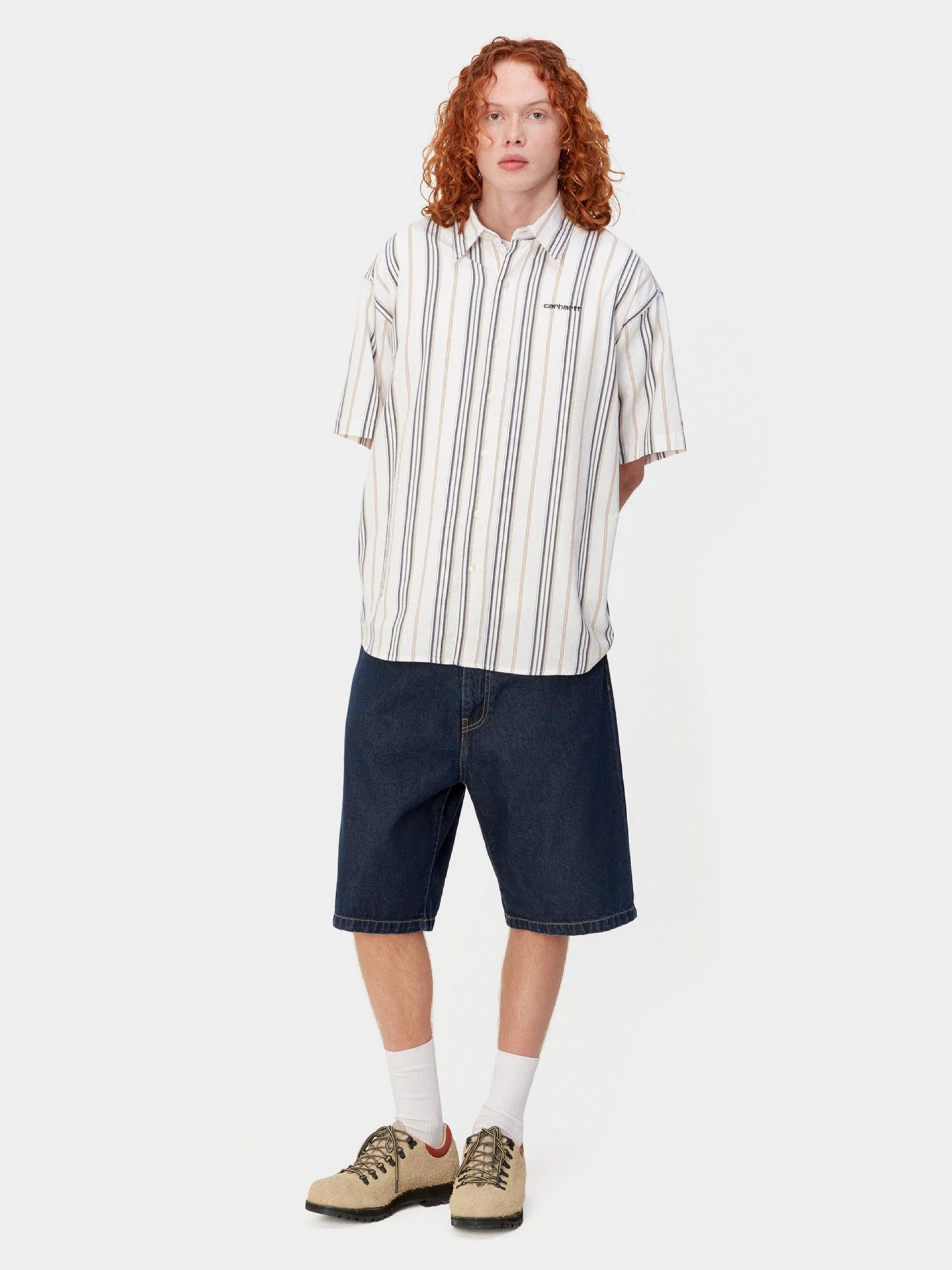 Carhartt WIP Landon Blue Denim Shorts