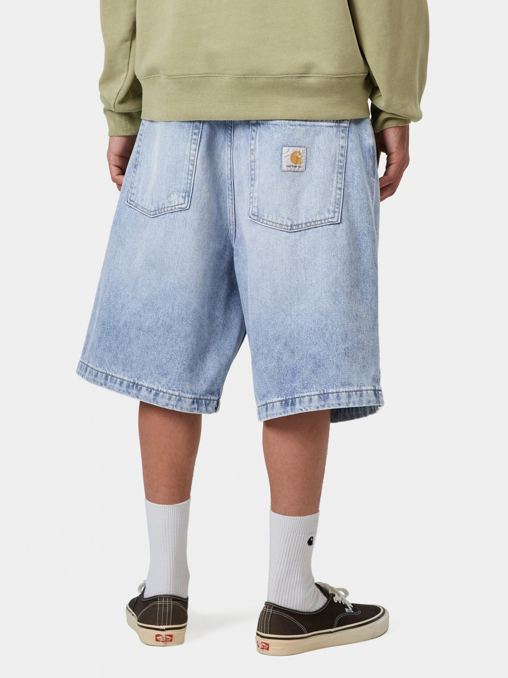 Carhartt WIP Brandon Blue Denim Shorts