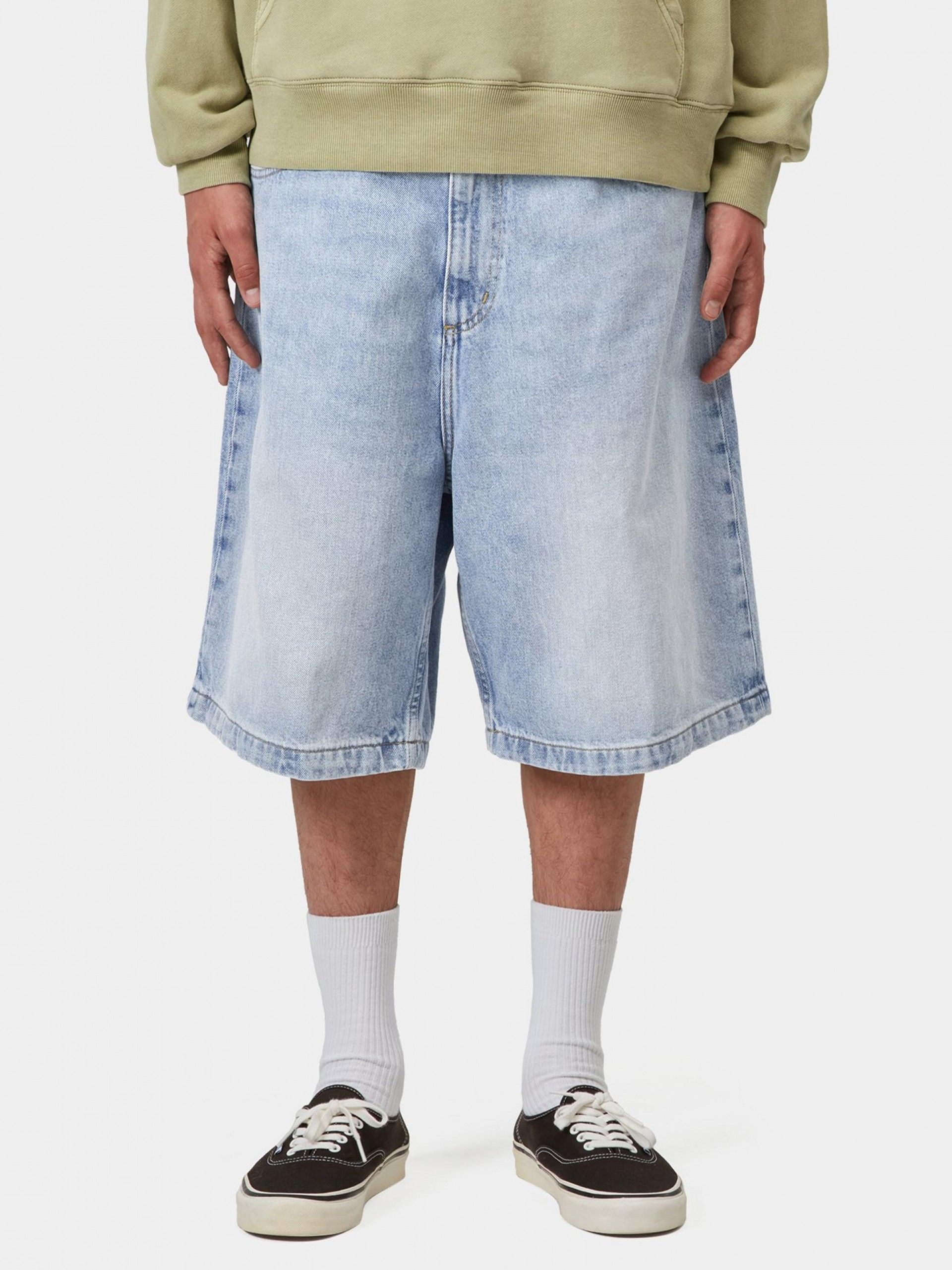 Carhartt WIP Brandon Blue Denim Shorts