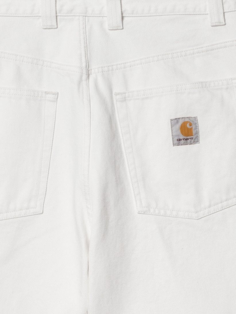 Carhartt WIP Brandon White Denim Shorts