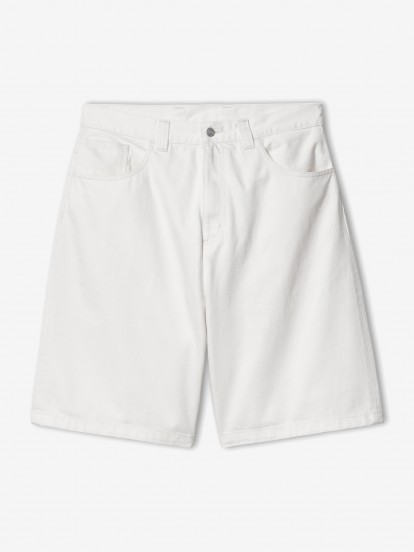 Carhartt WIP Brandon White Denim Shorts Carhartt WIP Brandon White Denim Shorts
