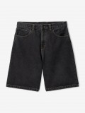 Carhartt WIP Brandon Black Denim Shorts Carhartt WIP Brandon Black Denim Shorts